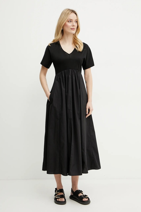 Šaty Weekend Max Mara midi černá 2515621082600