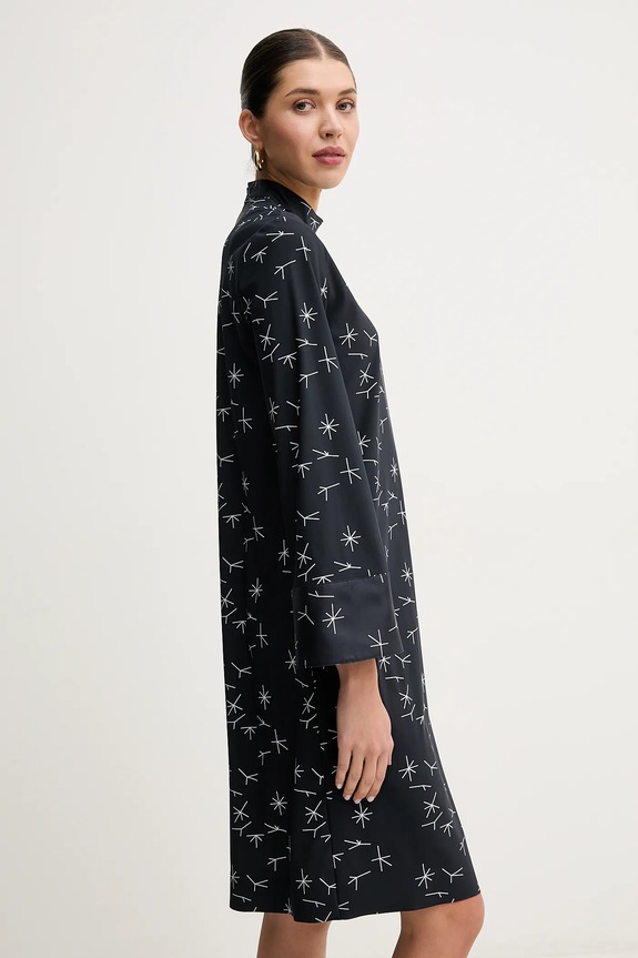 Obleka MM by Max Mara mornarsko modra 2516621077600