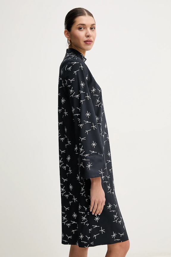 Obleka MM by Max Mara mornarsko modra 2516621077600