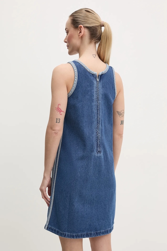 Ρούχα Φόρεμα τζιν adidas Originals DENIM 3S DRESS JD2580 μπλε