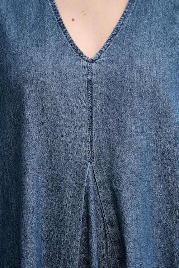 United Colors of Benetton vestito in cotone 4RZKDV0AY blu navy