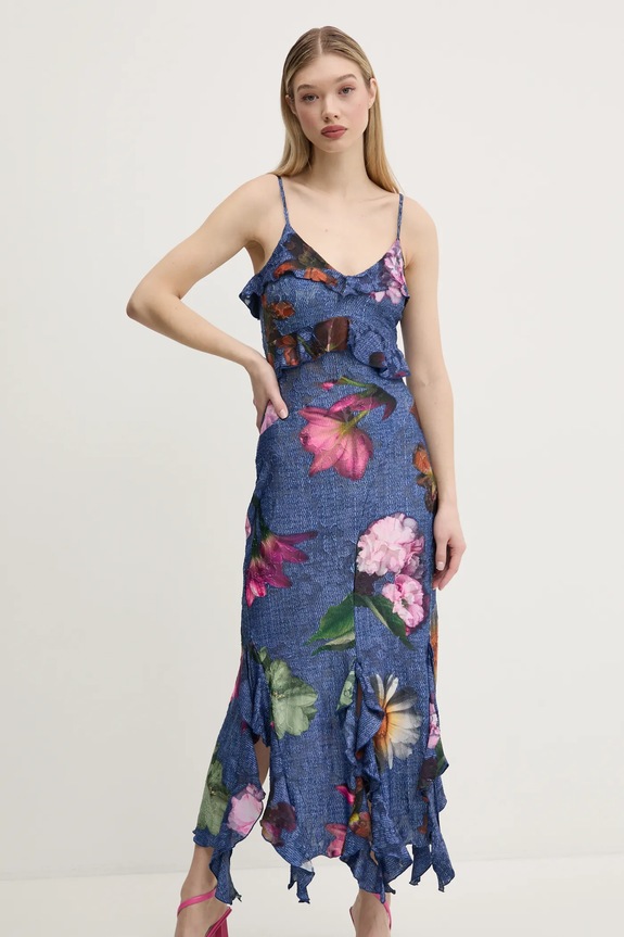 Šaty Desigual APOLO 25SWVK16 tmavomodrá SS25
