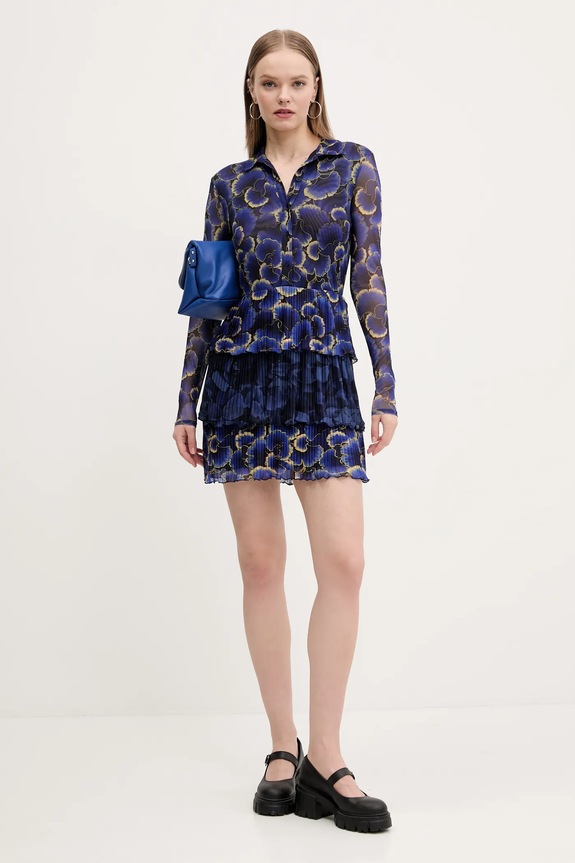 Haljina Desigual CELLS LACROIX 25SWVK29 mornarsko plava SS25