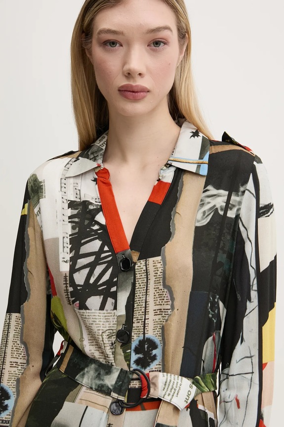 Desigual vestito COLLAGE LACROI nero 25SWVW45