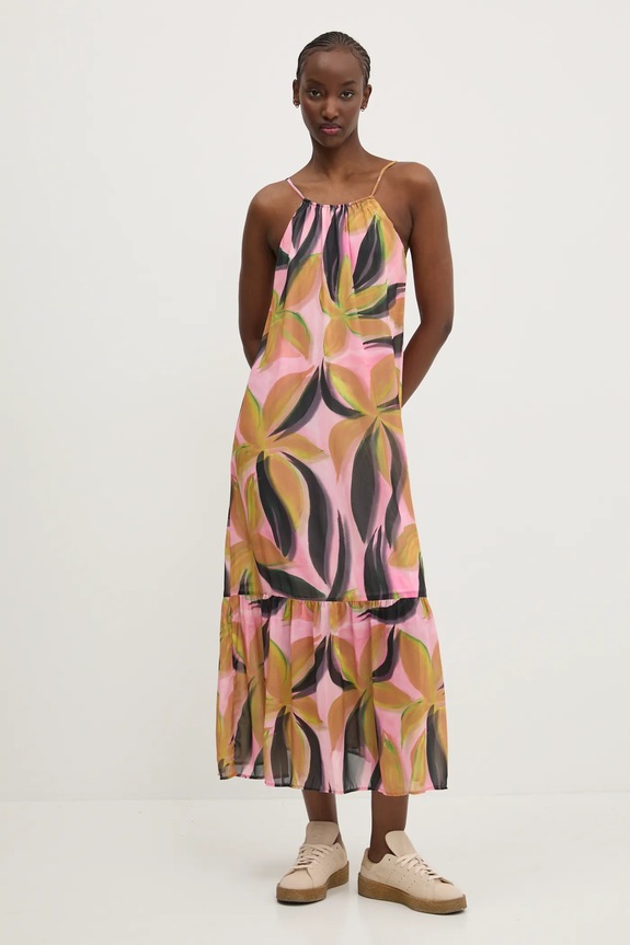 Desigual vestito LIMOGES maxi rosa 25SWVW12