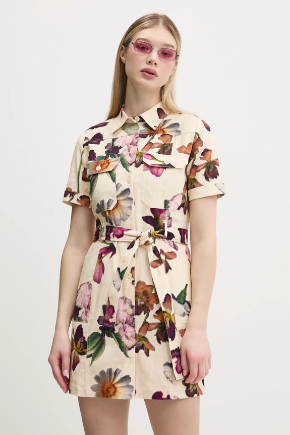 Desigual rochie MONICAWHITE fixat bej 25SWVW13