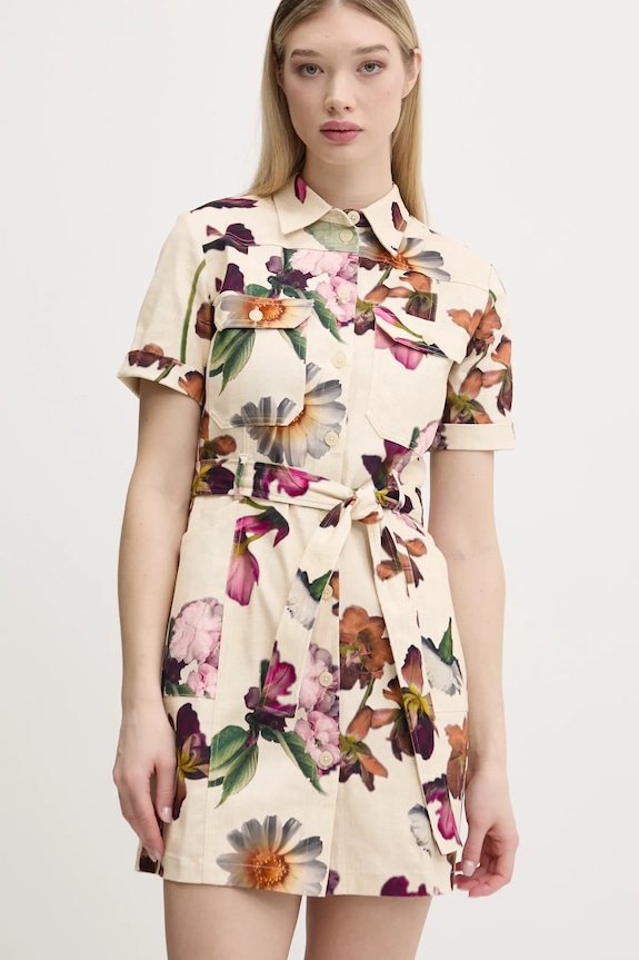 Desigual rochie MONICAWHITE bej 25SWVW13