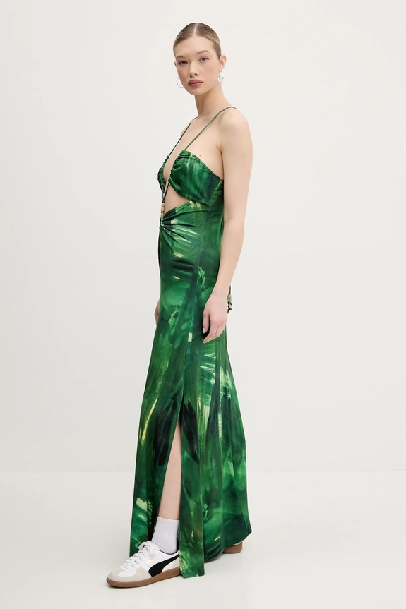 Haljina Desigual MONTPELLIER 25SWVK55 zelena SS25