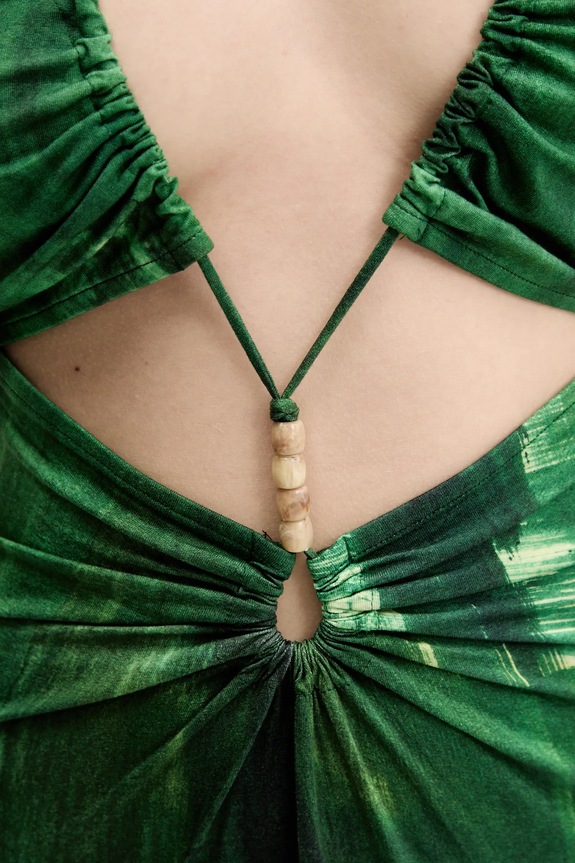 Haljina Desigual MONTPELLIER 25SWVK55 zelena