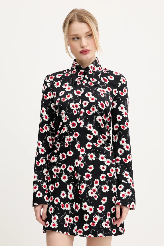 Φόρεμα Desigual NIMA casual μαύρο 25SWVW11