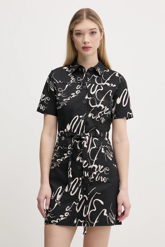 Φόρεμα Desigual RODAS casual μαύρο 25SWVW38