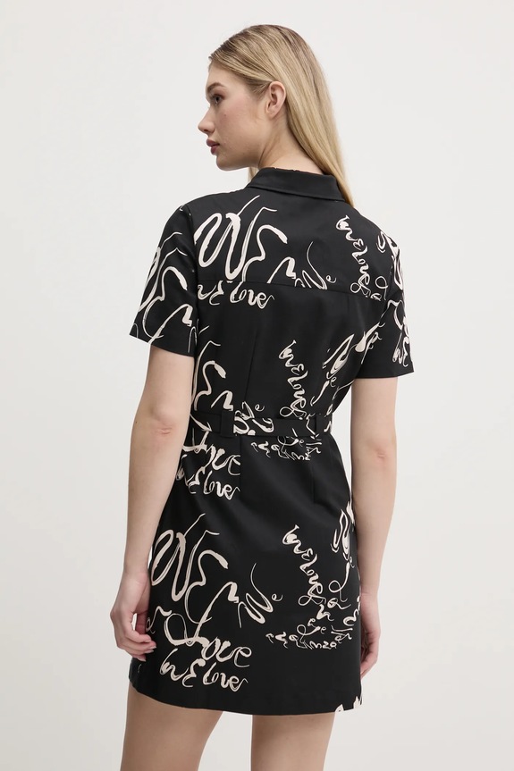 Ρούχα Φόρεμα Desigual RODAS 25SWVW38 μαύρο