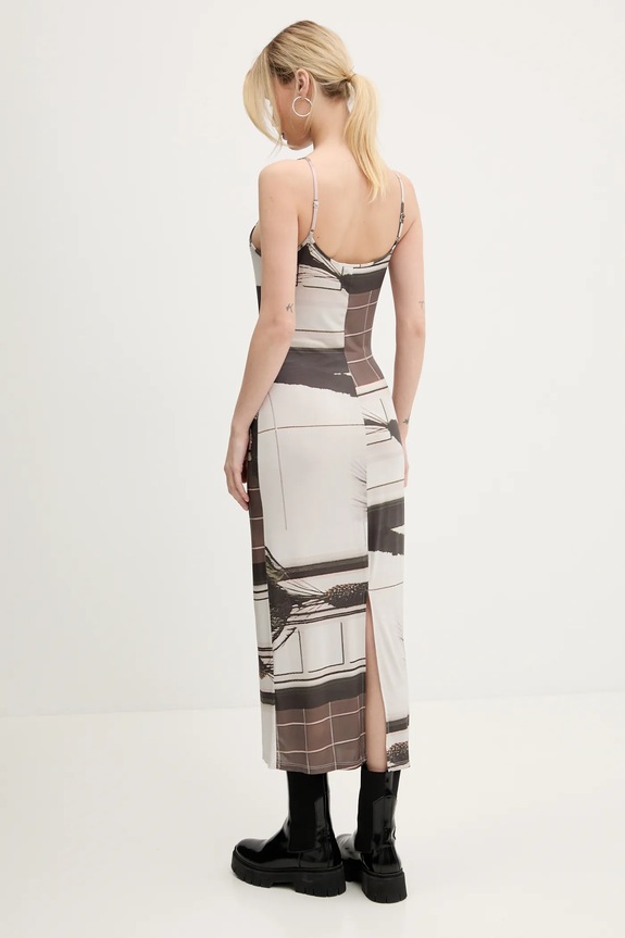 Ρούχα Φόρεμα Desigual SHELLEY 25SWVK56 μπεζ