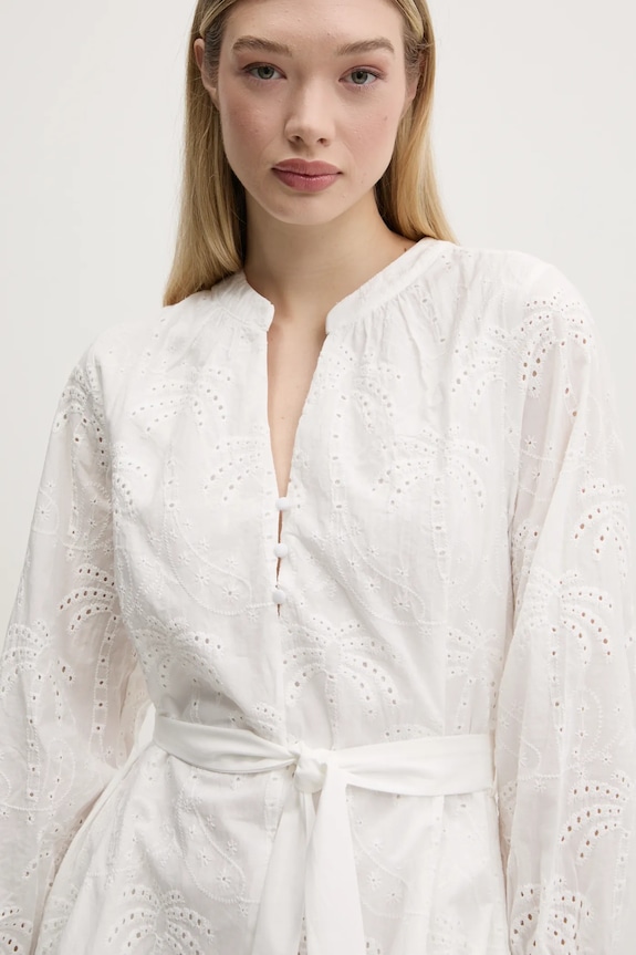 Desigual vestito in cotone TOURS bianco 25SWVW09