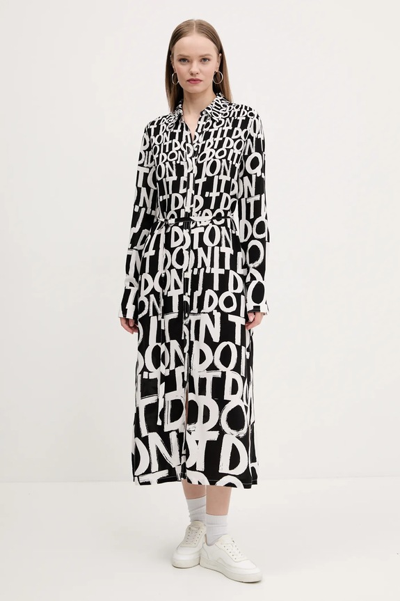 Haljina Desigual TRIPOLI casual crna 25SWVW40