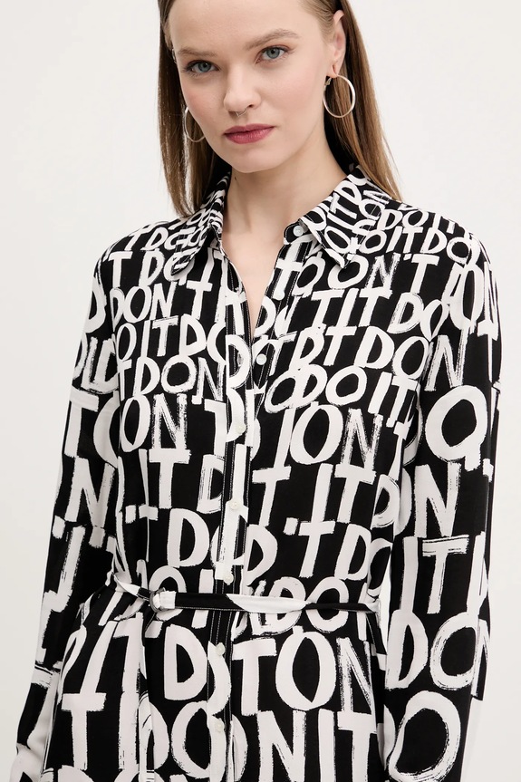 Haljina Desigual TRIPOLI crna 25SWVW40