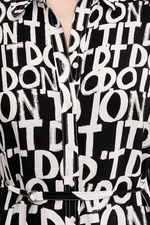 Haljina Desigual TRIPOLI 25SWVW40 crna