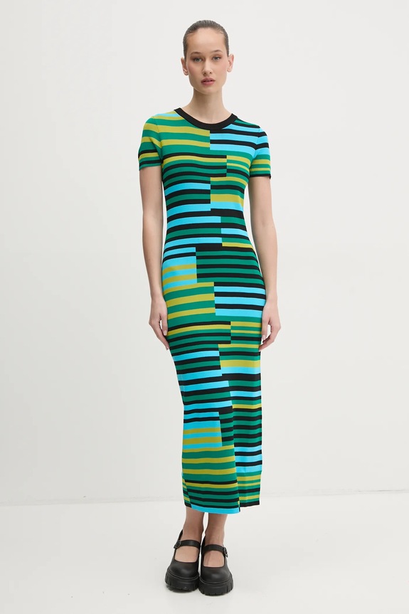 Desigual sukienka URUGUAY casual zielony 25SWVF04