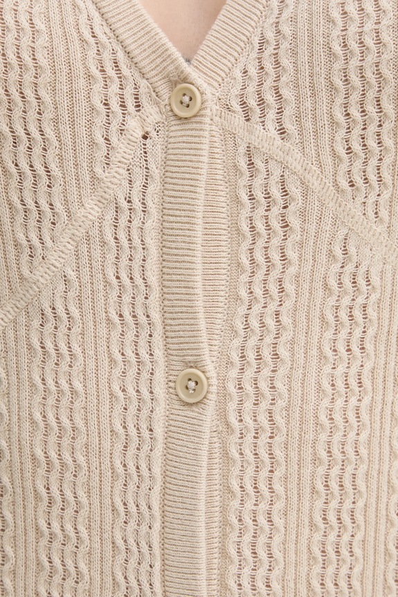 Bombažna obleka Filippa K 31090.FK bež