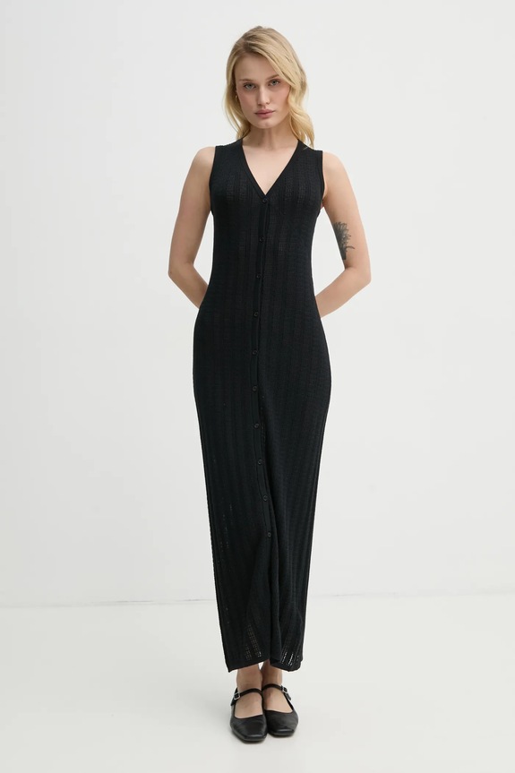 Filippa K vestito in cotone maxi nero 31090.FK