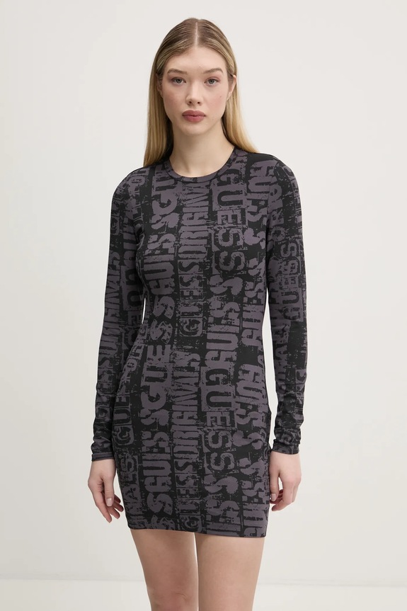 Φόρεμα Guess Originals W5RK78.K1D80 μαύρο SS25