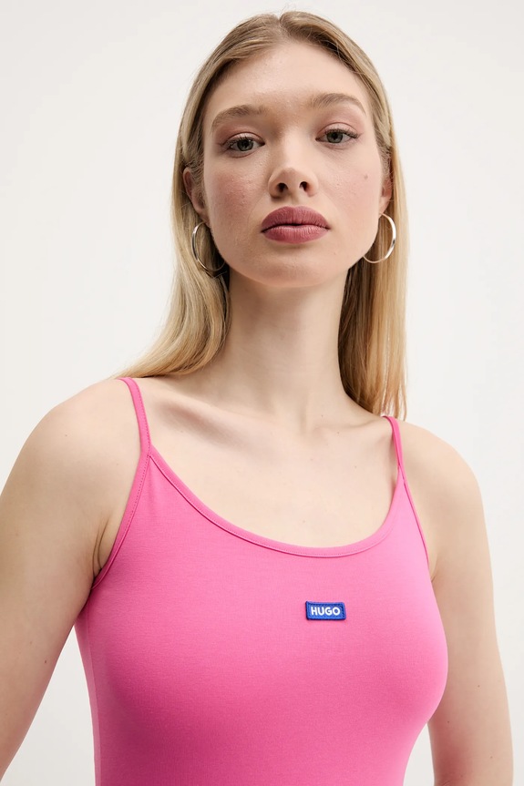 Φόρεμα Hugo Blue 50538896 ροζ