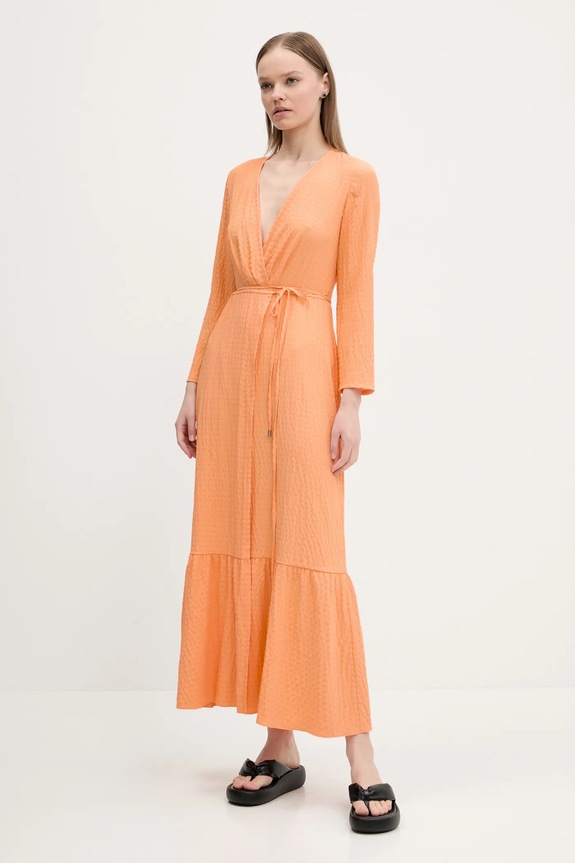 Ρούχα Φόρεμα HUGO 50536419 πορτοκαλί