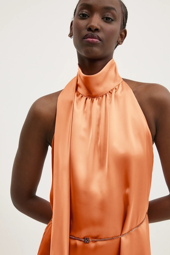 Φόρεμα HUGO πορτοκαλί 50536440