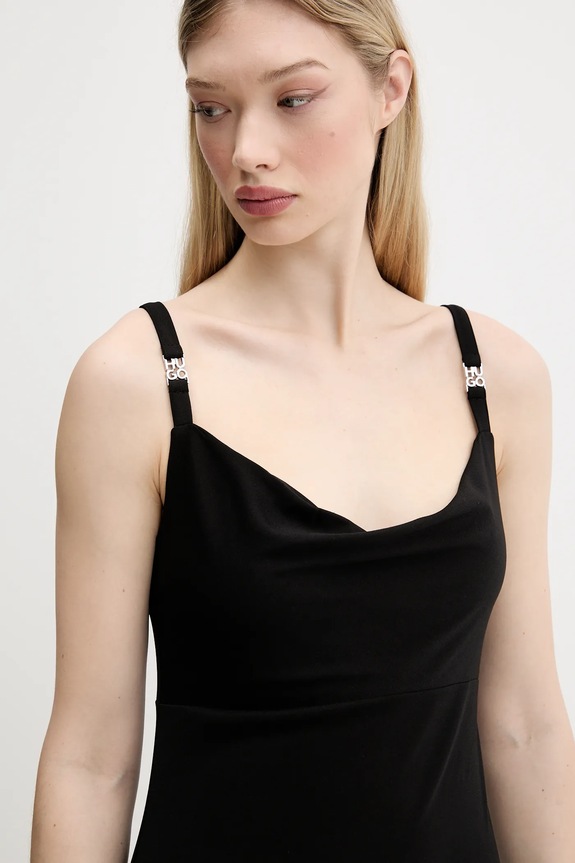 Φόρεμα HUGO μαύρο 50536463