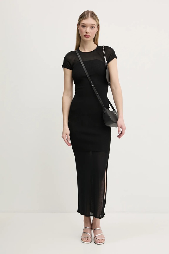 HUGO vestito 50538233 nero SS25