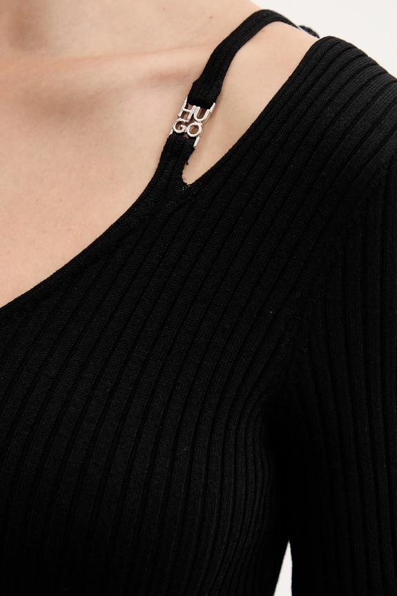 Φόρεμα HUGO 50538239 μαύρο