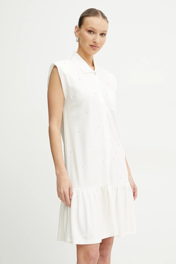 Φόρεμα Liu Jo απλικέ μπεζ TA5191.J5942