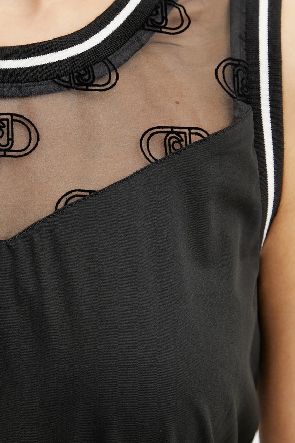 Liu Jo rochie TA5202.TS922 negru