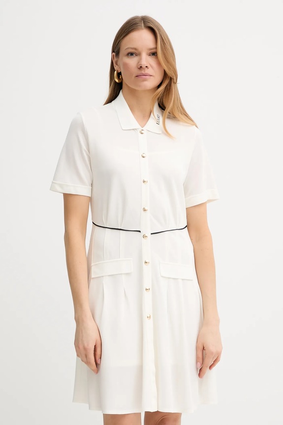 Liu Jo vestito mini beige TA5207.J4883