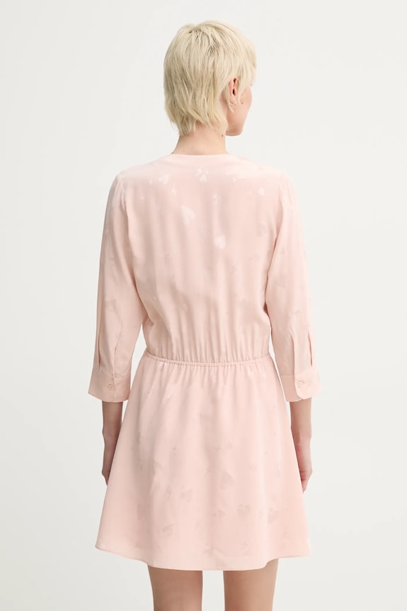 Odzież ZADIG&VOLTAIRE sukienka jedwabna WWDR02526.670 pomarańczowy