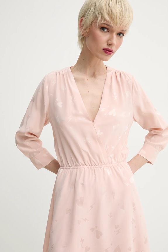 ZADIG&VOLTAIRE sukienka jedwabna pomarańczowy WWDR02526.670