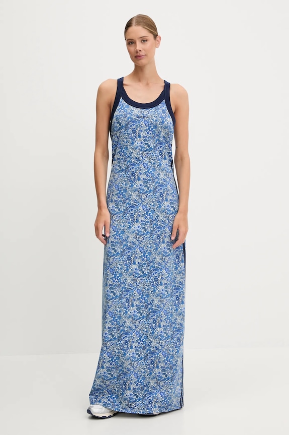 Šaty adidas Originals Liberty pletenina modrá JD2742