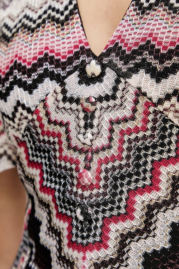 Missoni sukienka DS25SG1J.BR00ZV beżowy