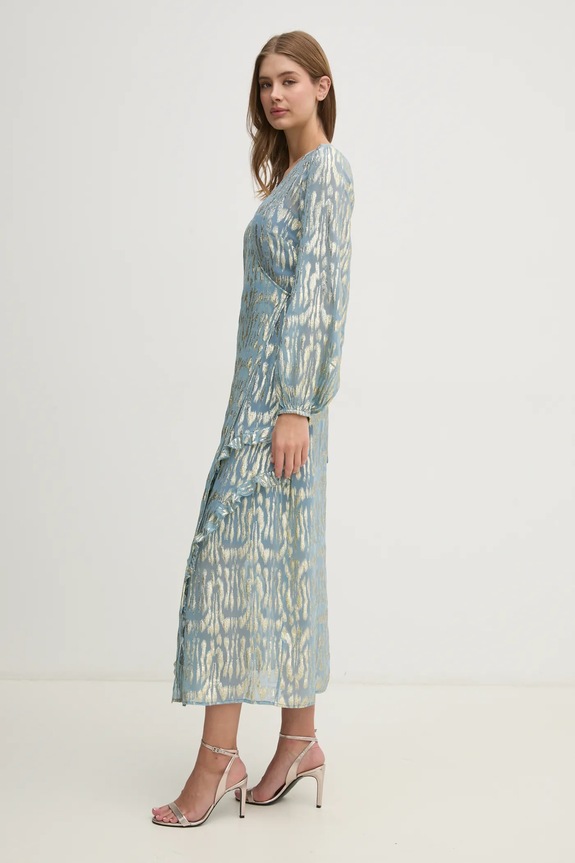 Never Fully Dressed sukienka Lottie NFDDR1778 niebieski SS25