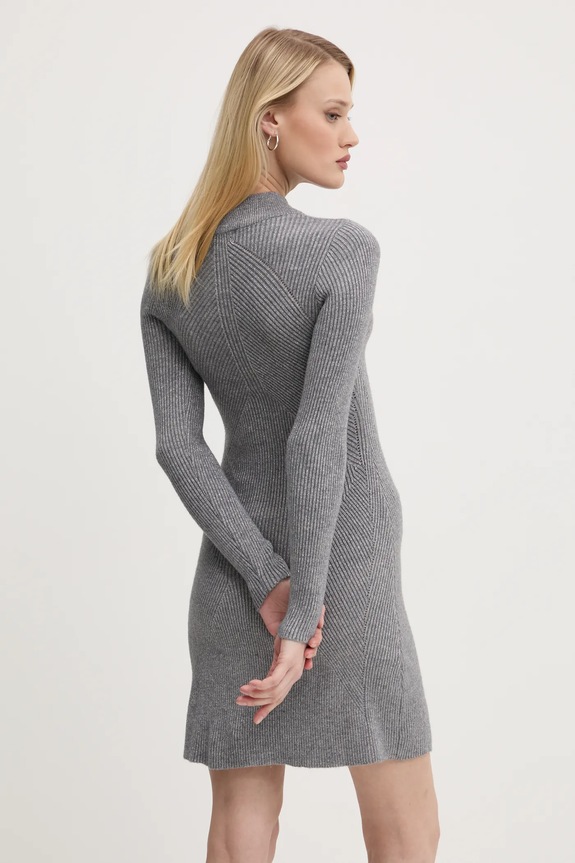 Odzież Never Fully Dressed sukienka Mini Suki NFDKN602 szary