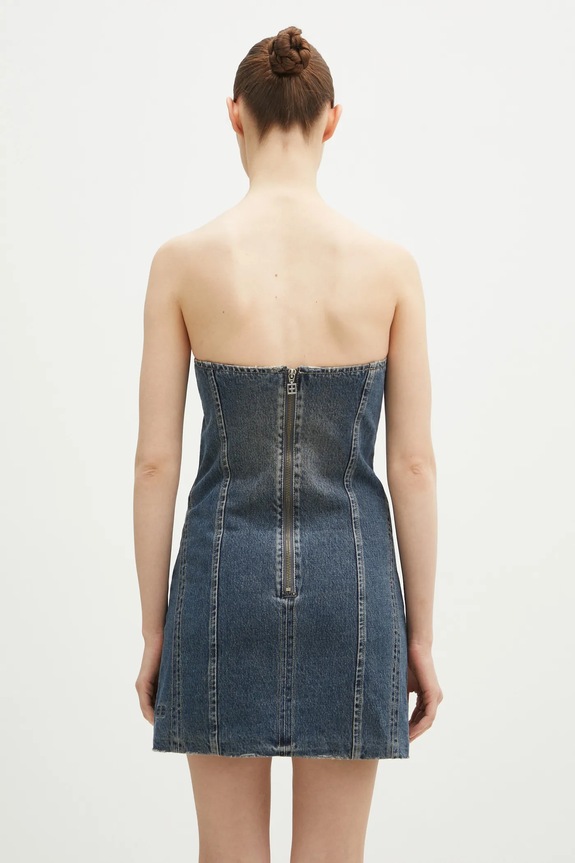 Oblačila Jeans obleka KSUBI Avenue Dress Sandstorm WPS25DR006 mornarsko modra