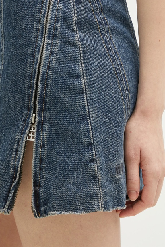Jeans obleka KSUBI Avenue Dress Sandstorm mornarsko modra WPS25DR006