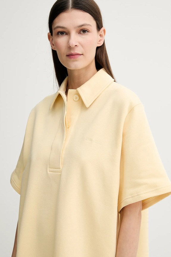 Stand Studio sukienka bawełniana Kennedi żółty 66457.8505