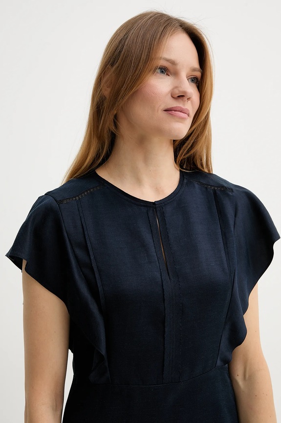 Φόρεμα BOSS σκούρο μπλε 50537402