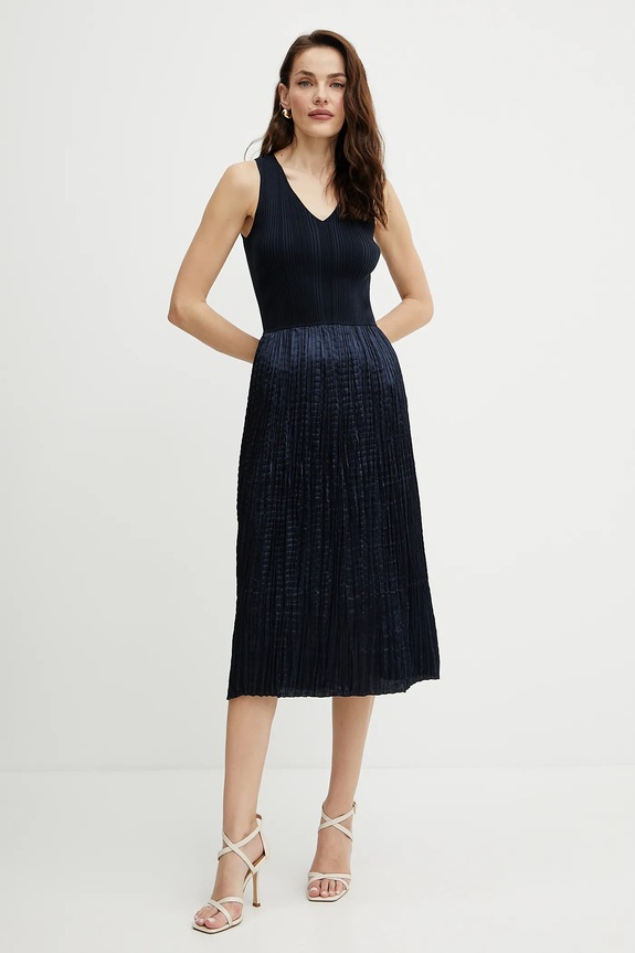 BOSS vestito midi blu navy 50537736