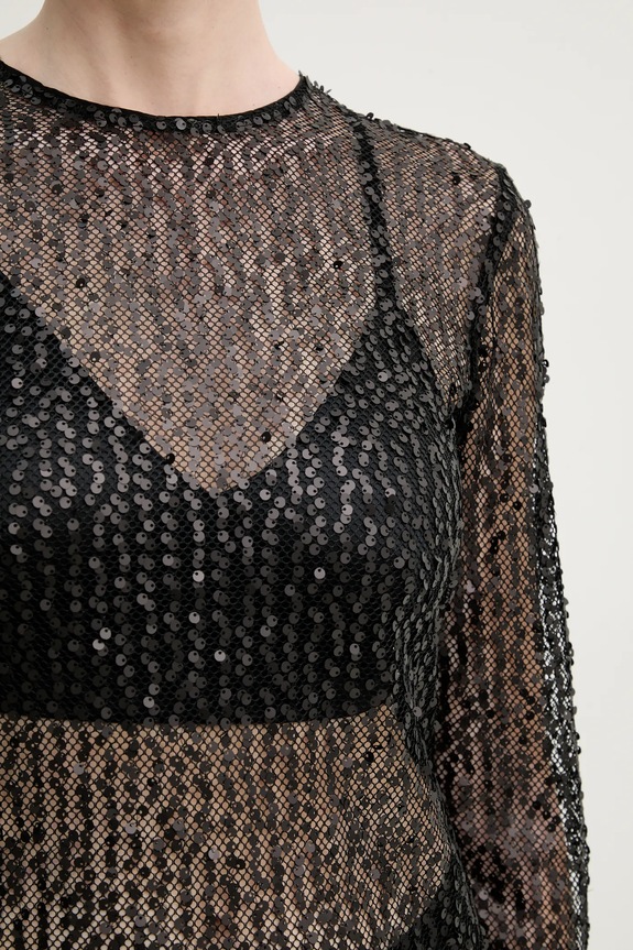 Samsoe Samsoe rochie SAMADDA F25100085 negru