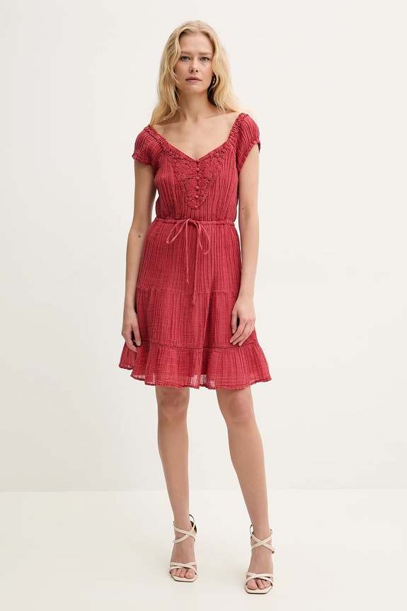 Платье Guess GAUZE W5GK0A.WE340 красный SS25