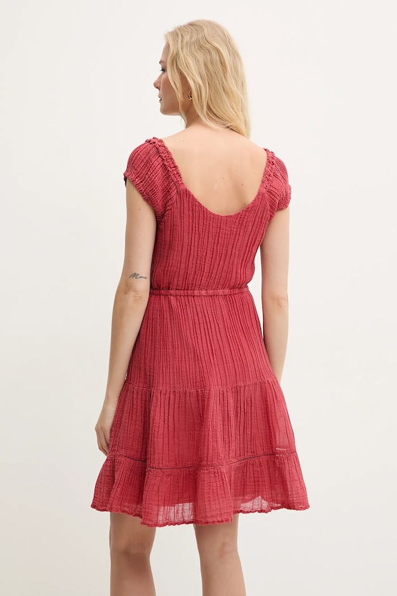 Одежда Платье Guess GAUZE W5GK0A.WE340 красный