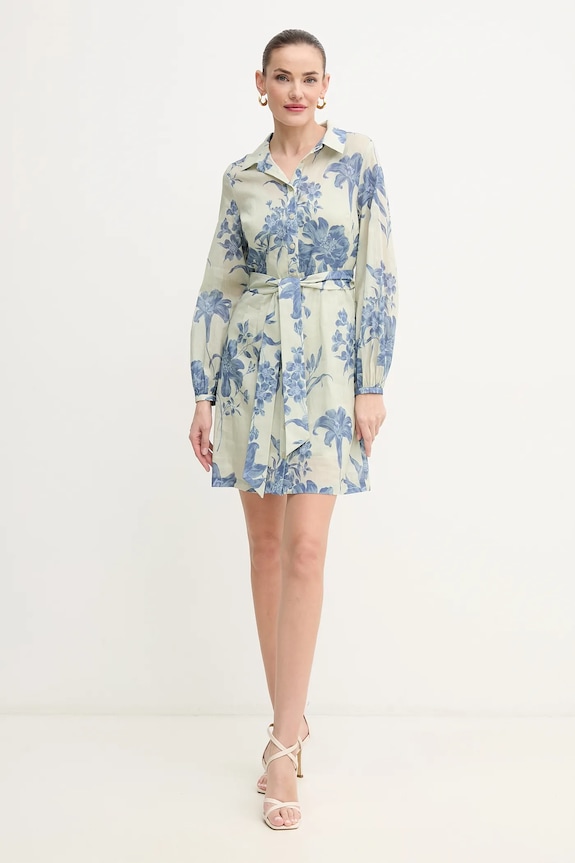 Платье Guess FAITH узор бежевый W5GK65.WH6C0