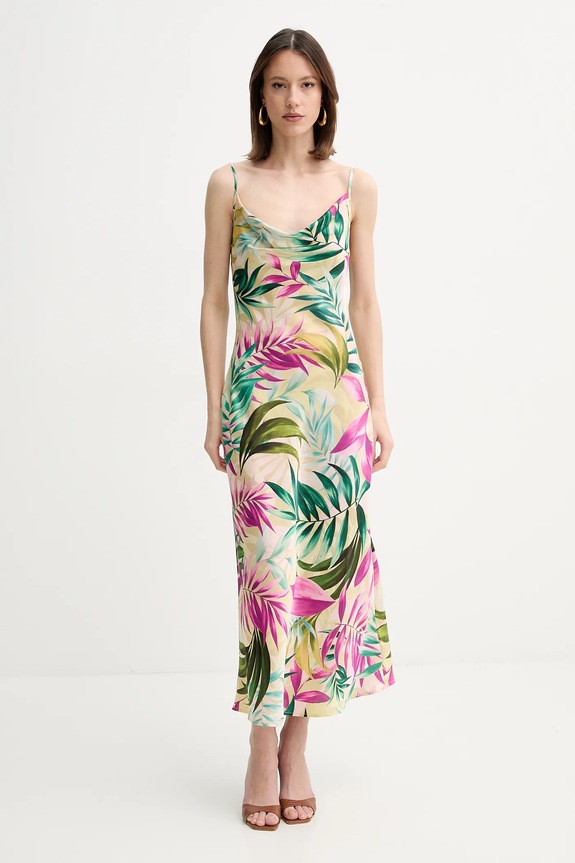 Guess rochie NEW AKILINA maxi bej W5GK85.WH9C2